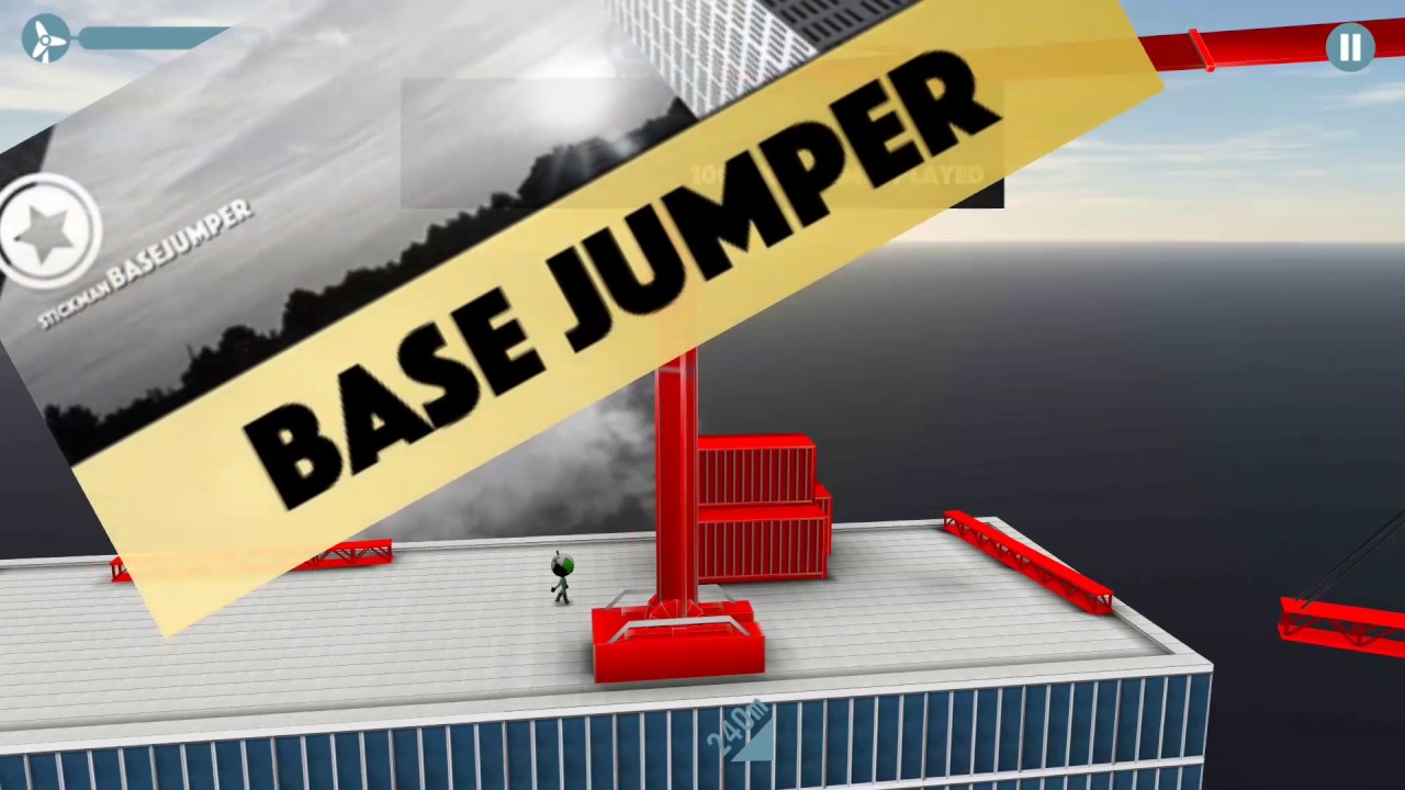 Stickman Base Jumper 2 Construction Area complete