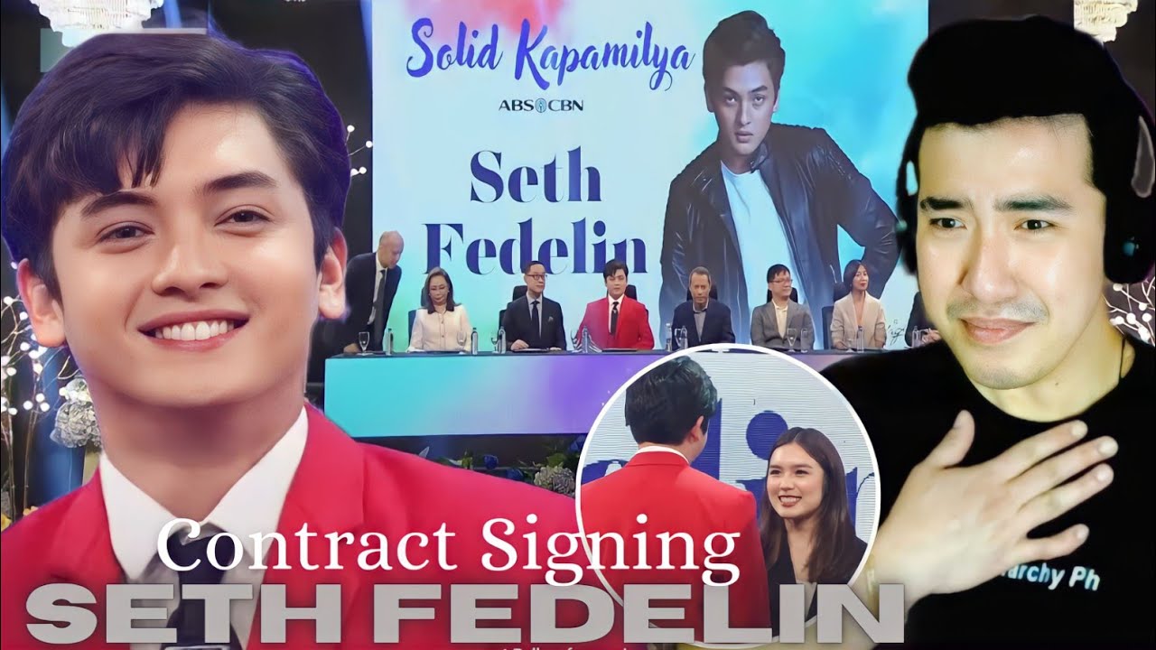 [REACTION]  FRANSETH | Solid Kapamilya | SETH FEDELIN’s Network Contract Signing