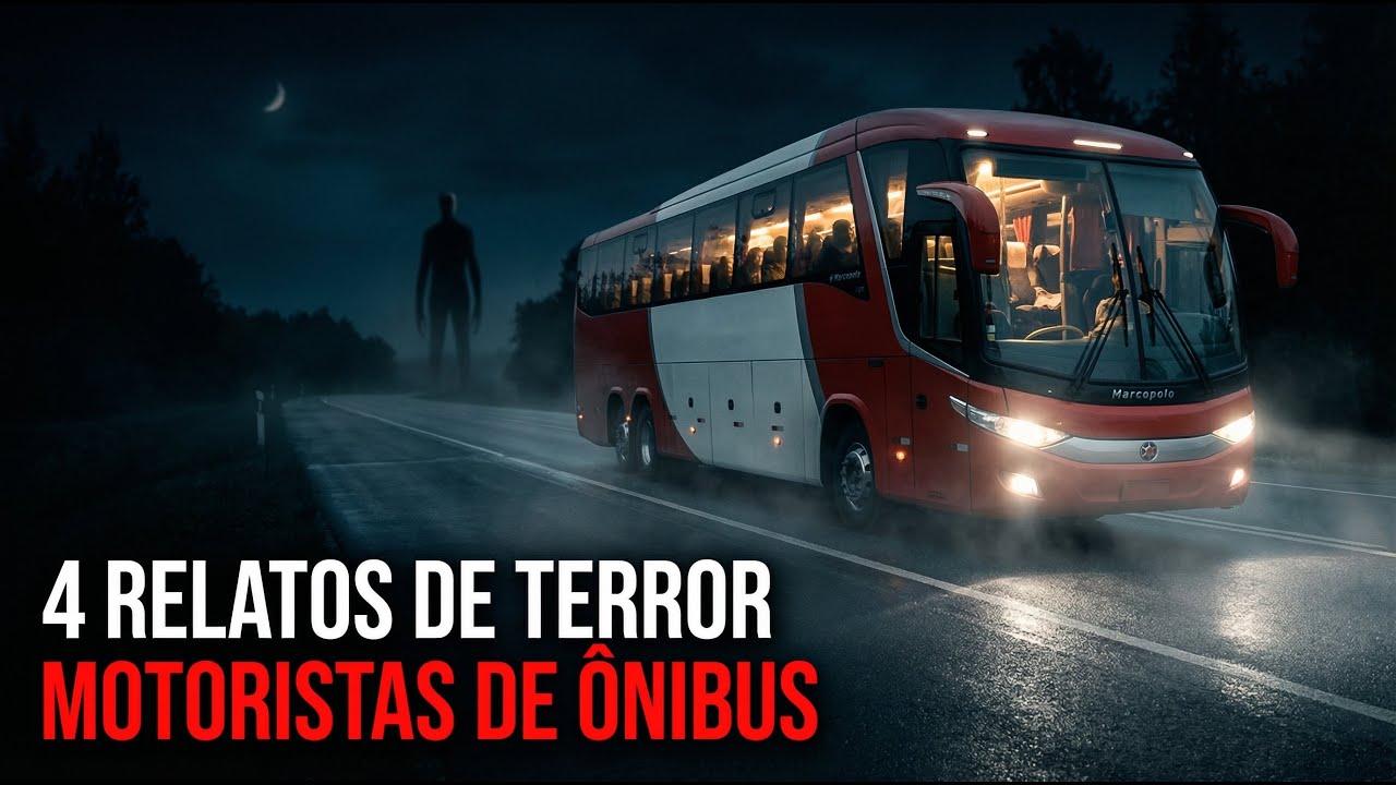 4 RELATOS PERTURBADORES DE MOTORISTA DE ÔNIBUS | HISTÓRIAS DE TERROR