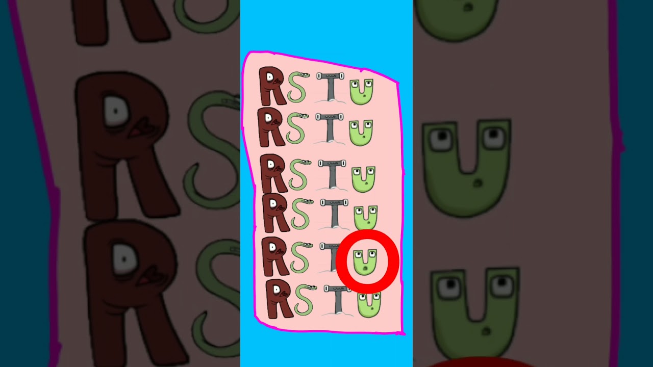find the odd alphabet lore #alphabetlore