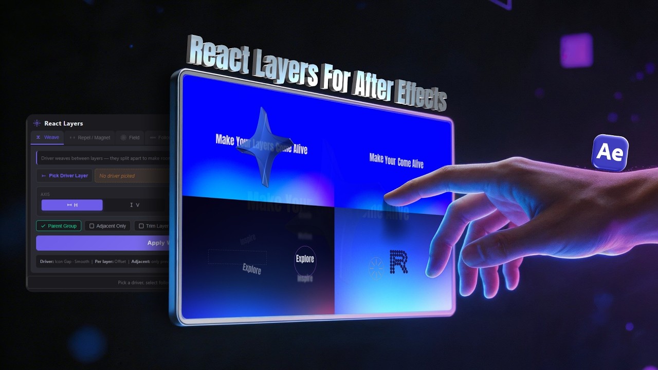 Stop Animating Every Layer Manually — React Layers for After Effects