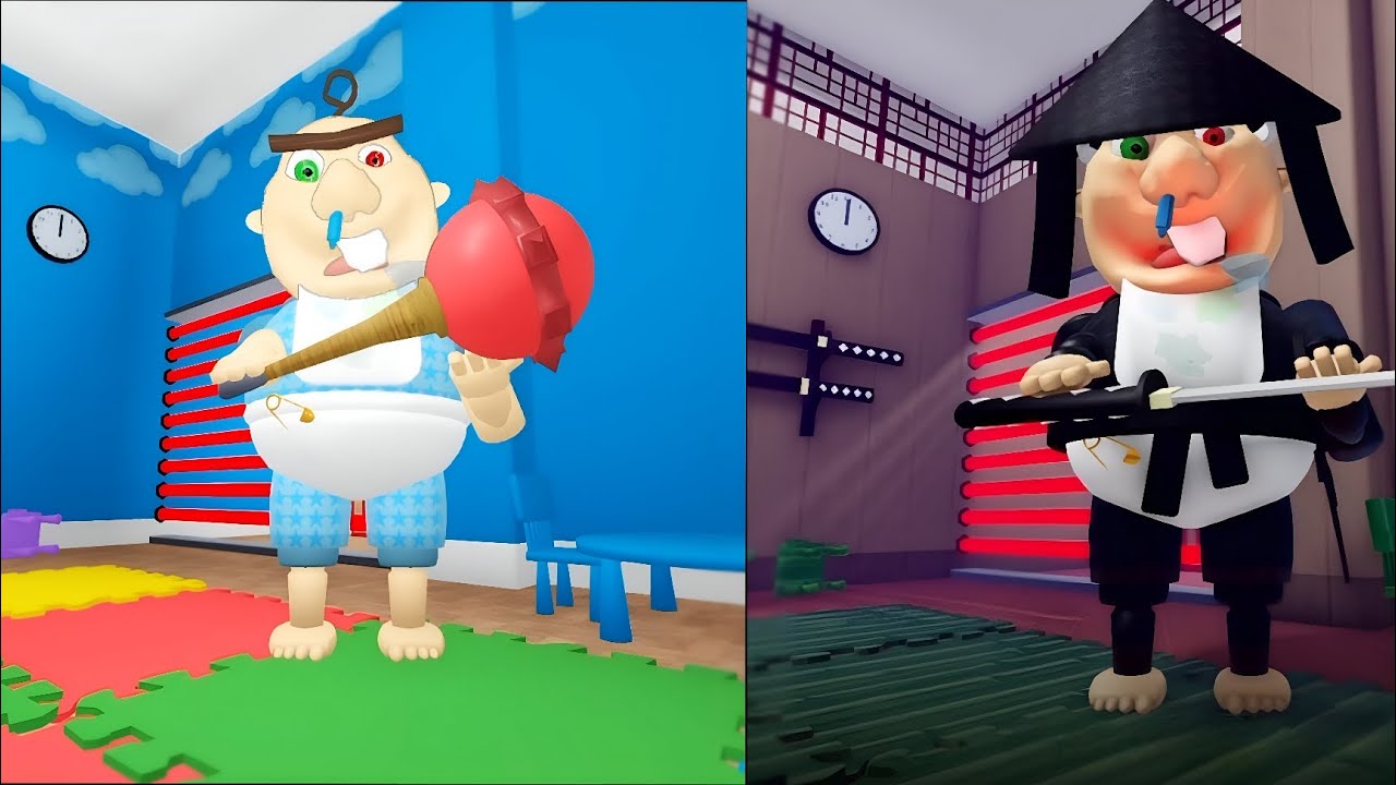 Escape Baby Bobby Daycare! (FIRST PERSON OBBY) roblox! Gameplay walkthrough No Death 4k 😥