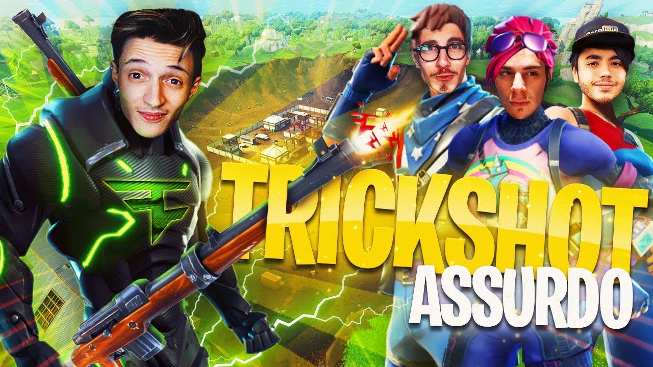 IL PRIMO TRICKSHOT ITALIANO SU FORTNITE? - STALLONI TEAM!