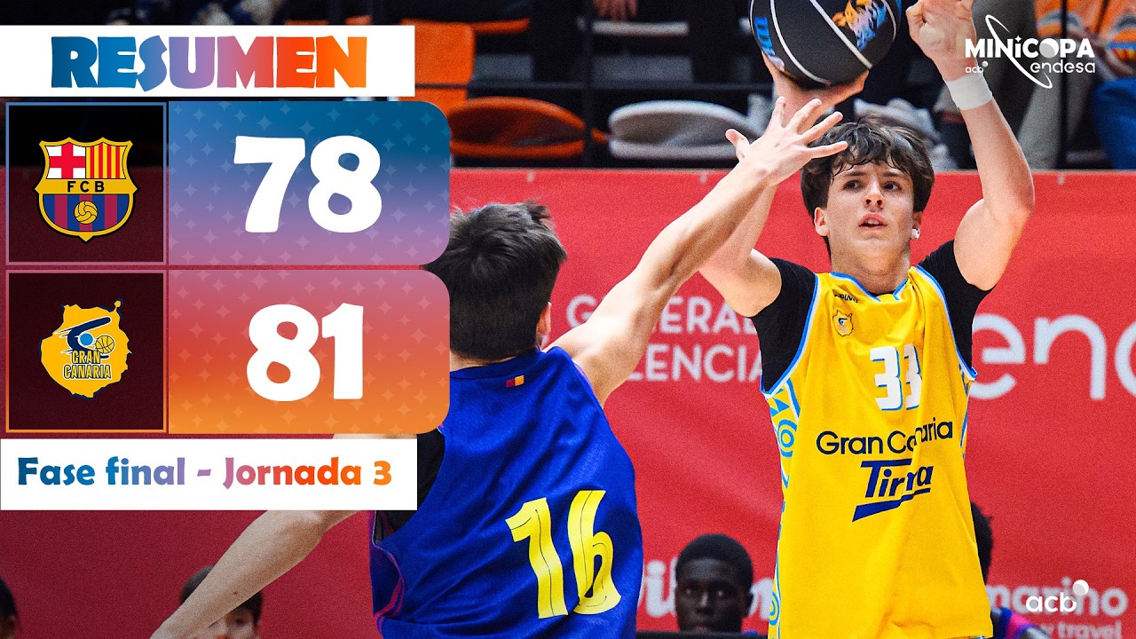 Barça - Tirma Gran Canaria (78 - 81) RESUMEN | Minicopa Endesa Valencia 2026