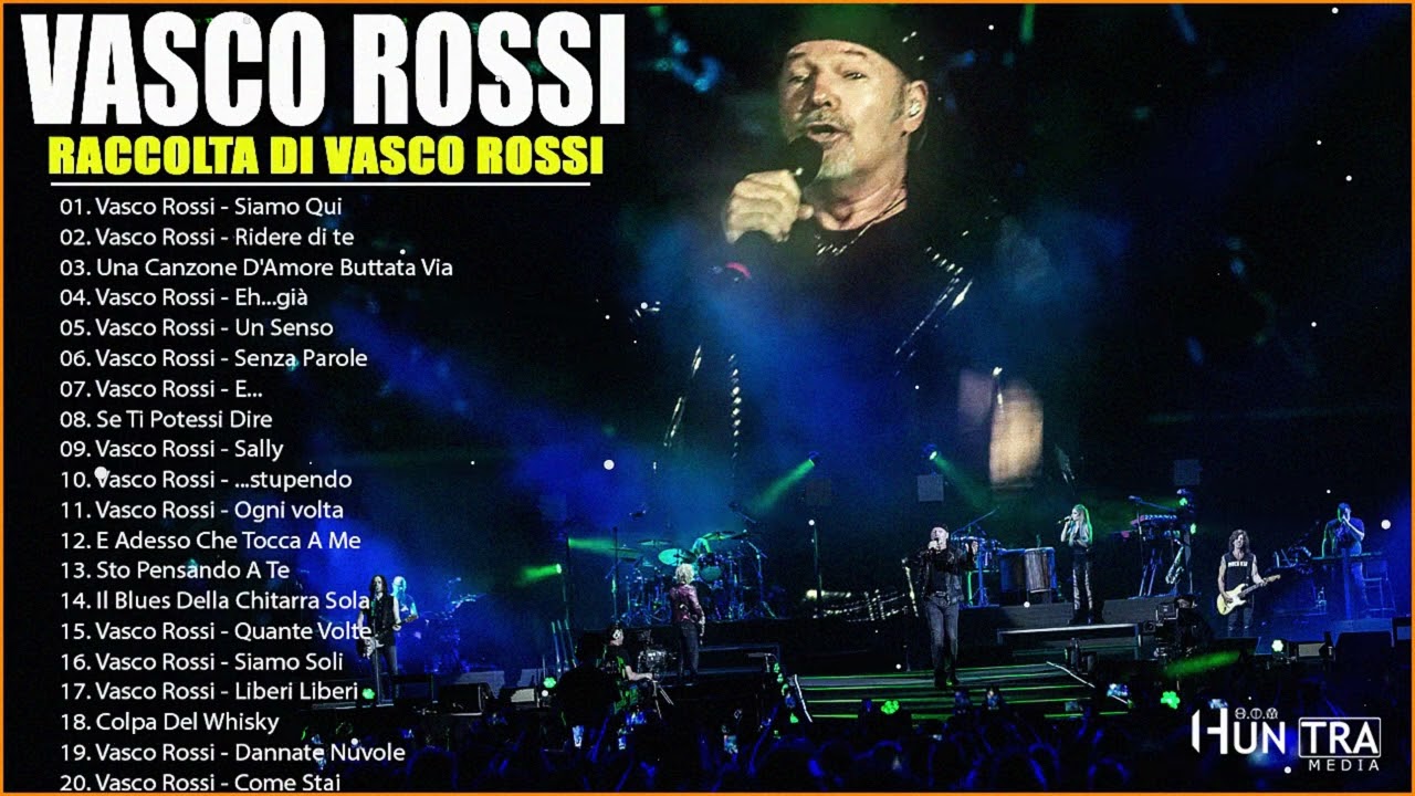 Vasco Rossi live - Vasco Rossi greatest hits 2024 - Le pi&ugrave; belle canzoni di Vasco Rossi