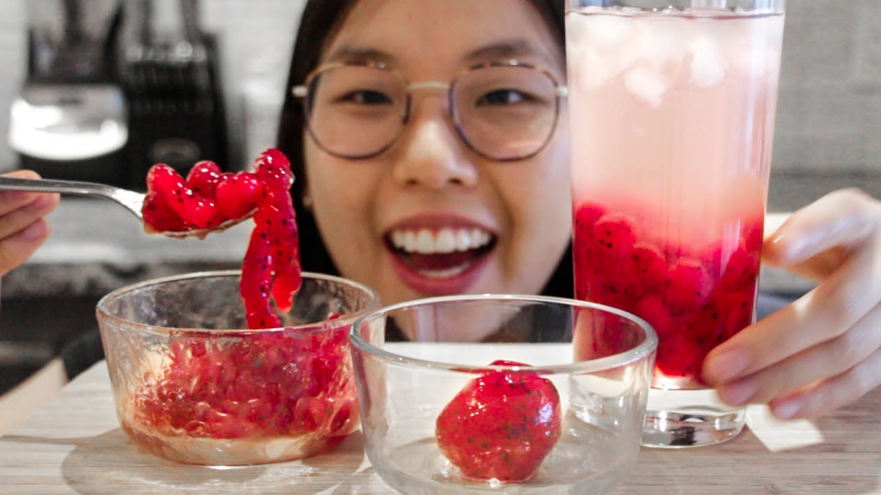 dragon fruit boba! recipe