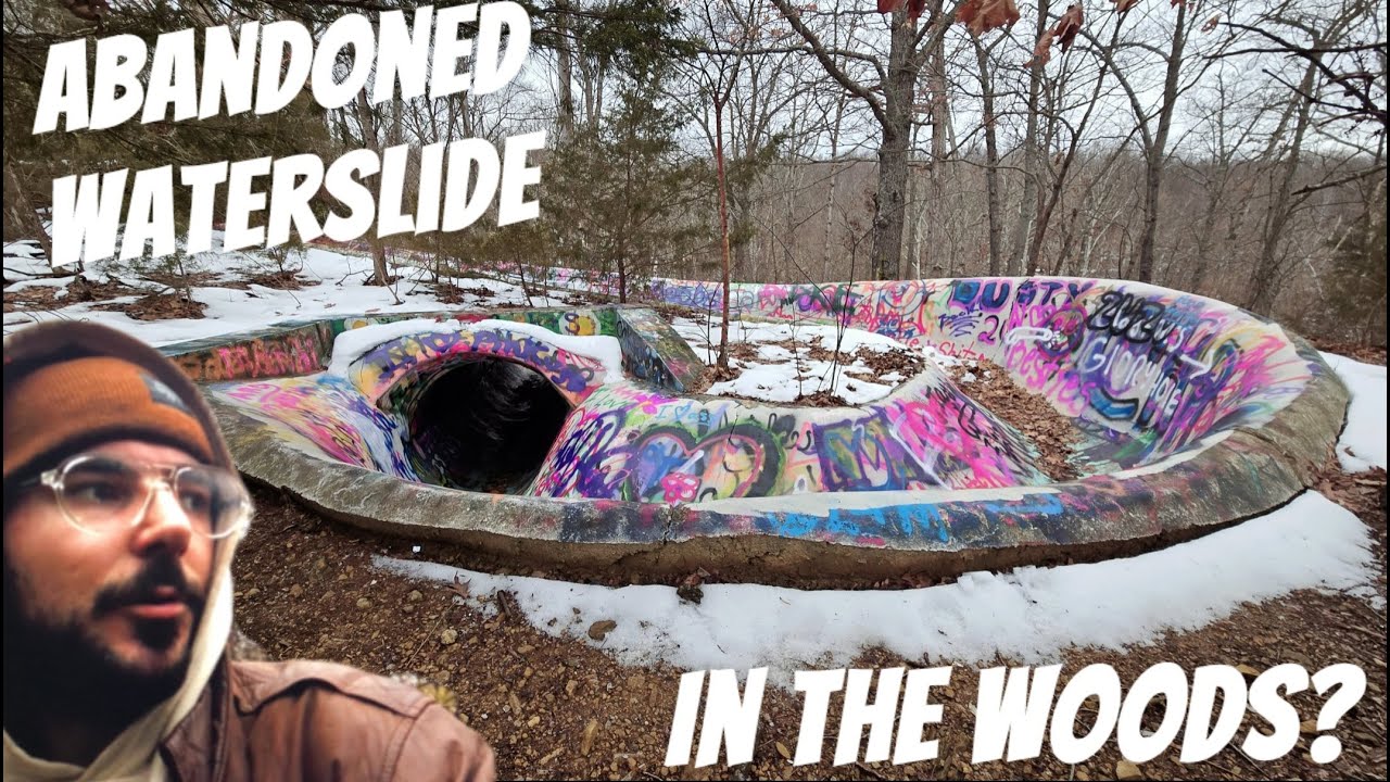 Great Summer Fun in the Winter at Zoom Flume ABANDONED WATERSLIDE!