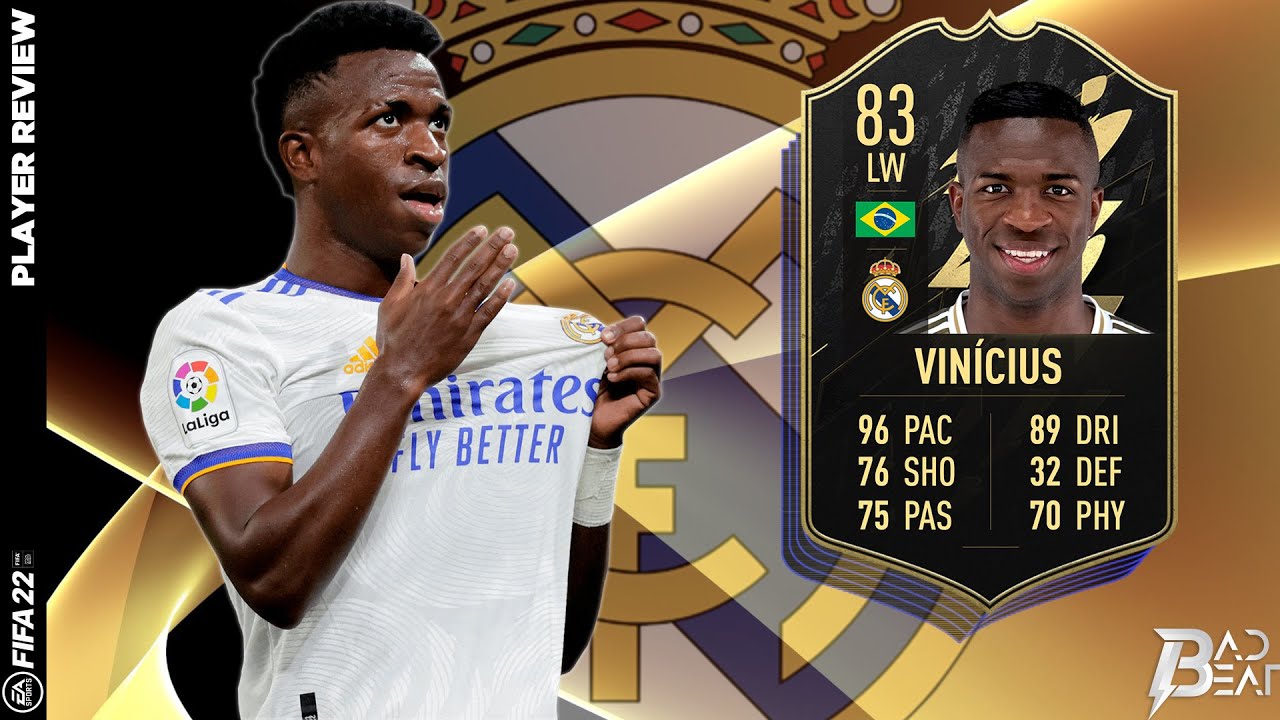 (83) INFORM VINICIUS JUNIOR PLAYER REVIEW - FIFA 22 ULTIMATE TEAM - FIFA 22 VINI JR TOTW1