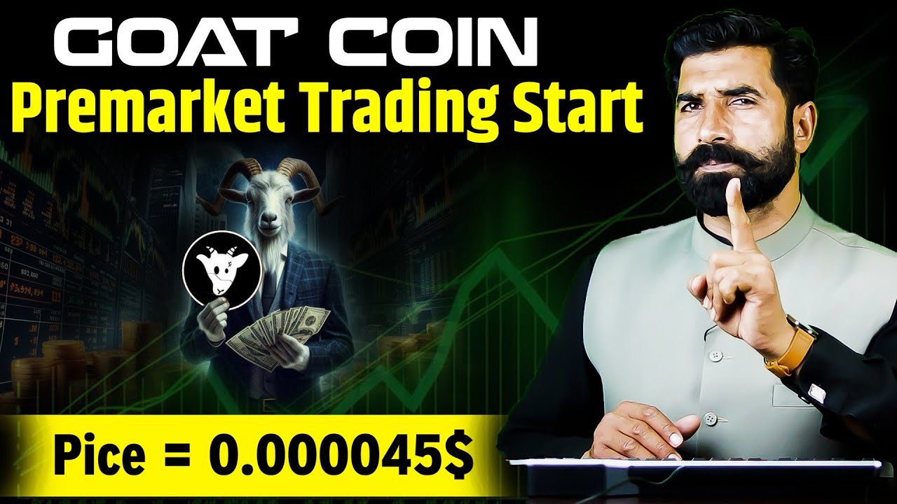 Goat Coin Premarket Trading Start | Goat Airdrop | Goat Token Price | Crypto Trading News |Albarizon