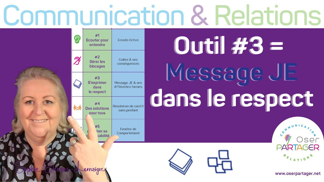 𝗢𝘂𝘁𝗶𝗹 #𝟯 - 𝗖𝗵𝗼𝗶𝘀𝗶𝗿 𝗹𝗲 𝗿𝗲𝘀𝗽𝗲𝗰𝘁 𝗱𝘂 𝗺𝗲𝘀𝘀𝗮𝗴𝗲 𝗝𝗘