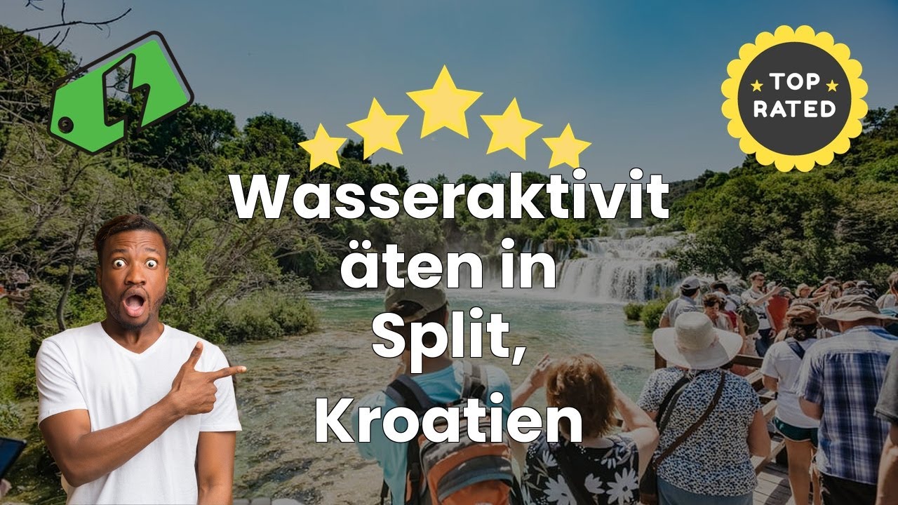 Wasseraktivitäten in Split, Kroatien