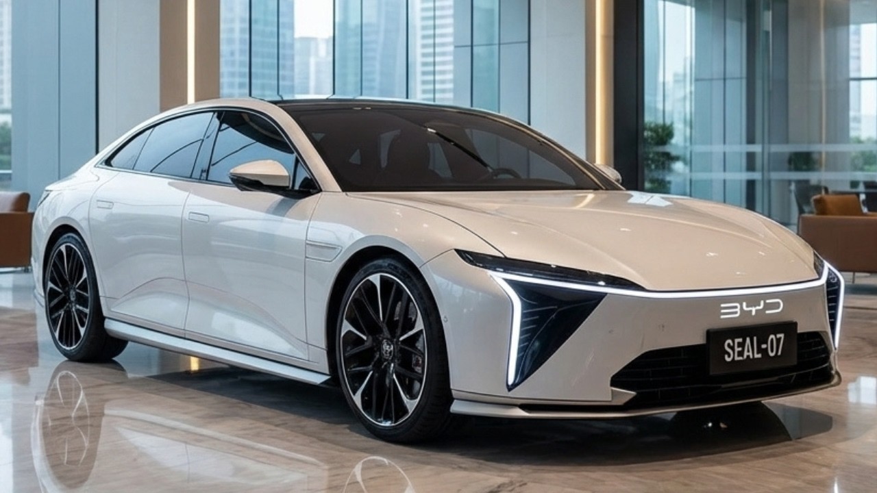 Электромобиль BYD Seal 07 EV 2026 года — разгон за 3,8 секунды + запас хода 710 км = будущее элек...