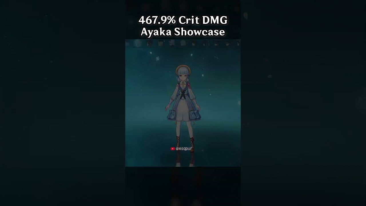 467.9% Crit DMG Ayaka Showcase