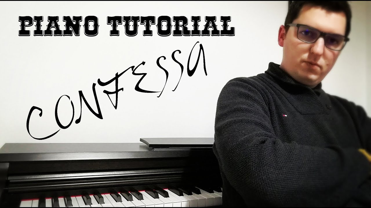 Confessa - Slow Tempo Piano Tutorial