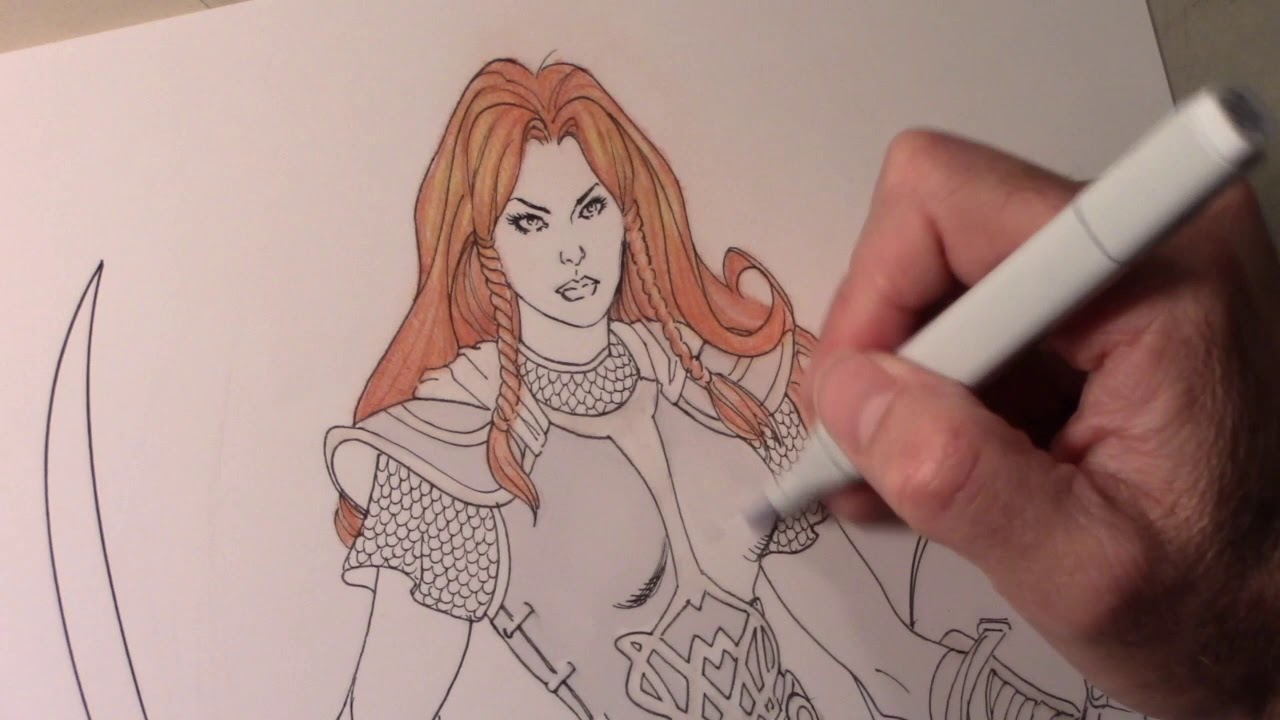 Talking Comics and Art with Aaron Lopresti Episode 25: Color Commission, start to finish