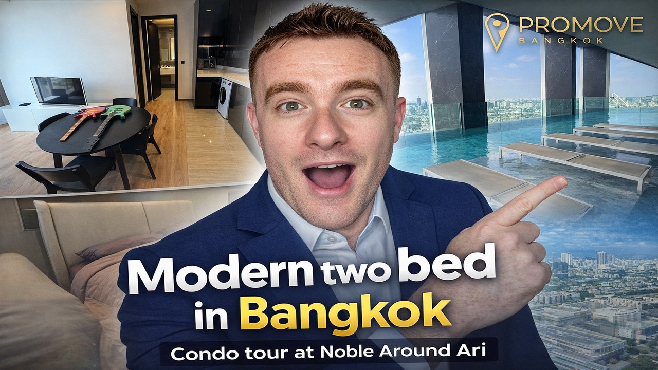 Modern Bangkok condo tour - Noble Around Condominium