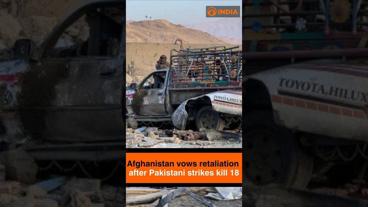 Afghanistan vows to hit back after Pakistani strikes killed at least 18 people