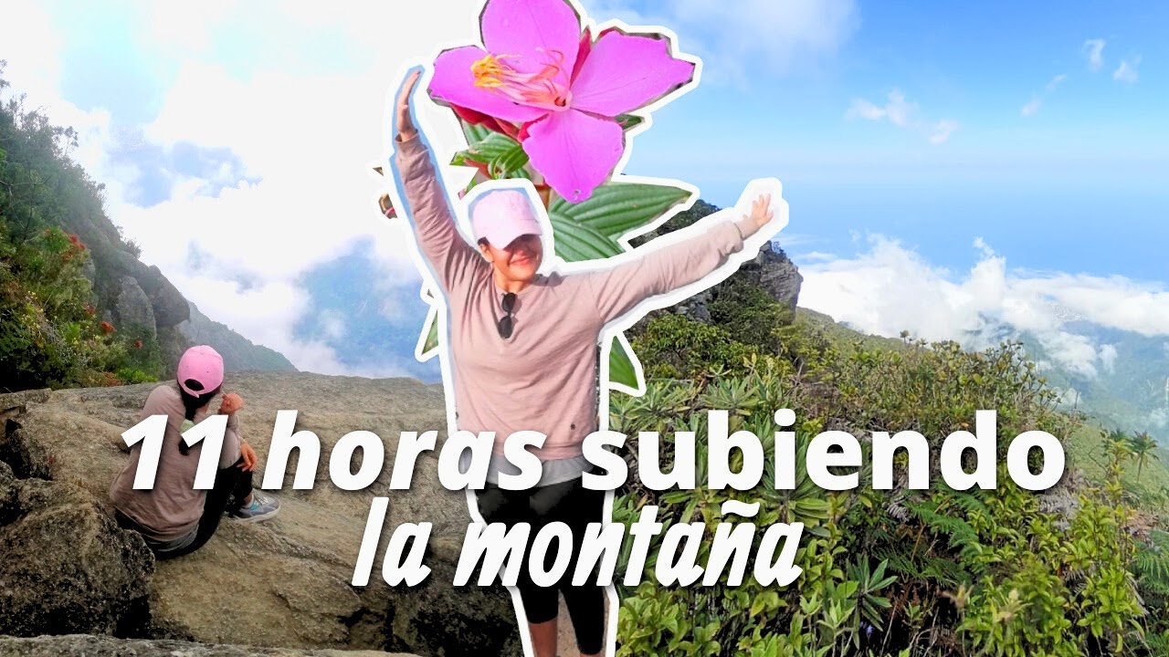 11 horas subiendo la montaña 