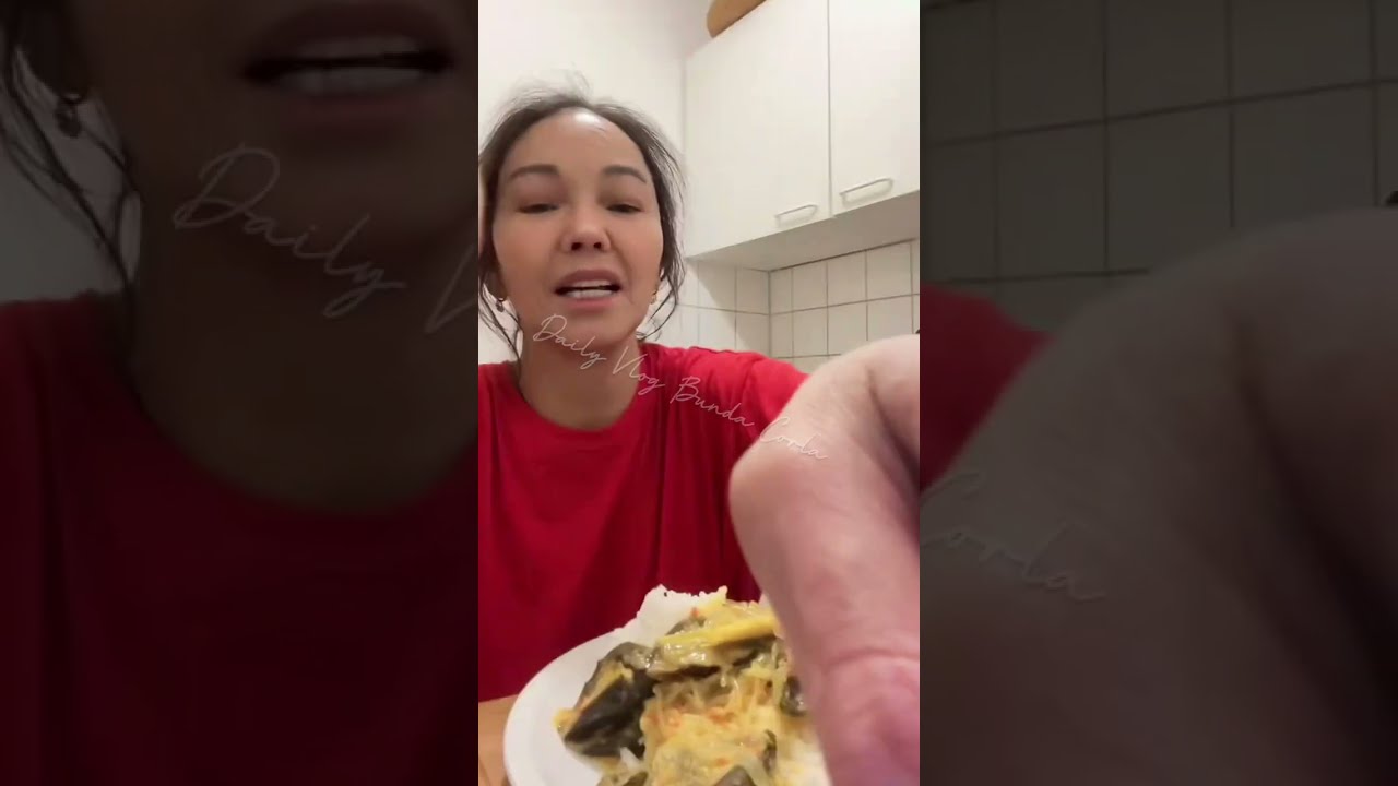 Sahur Porsi Kuli ❗Bunda Corla Mukbang Gulai Asam Pedas Ikan Patin Campur Terong Dan Soun