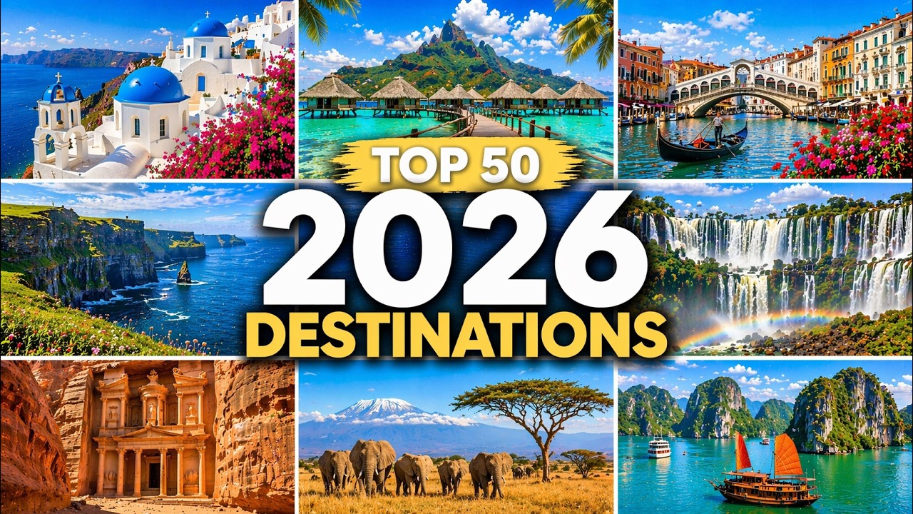 50 Best Places to Visit on Earth | 2025 Travel Video