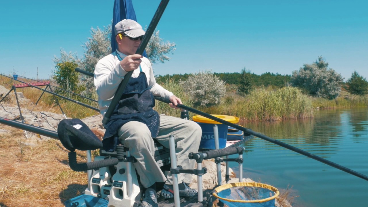 Ловля плотвы с большой глубины на штекерное удилище.