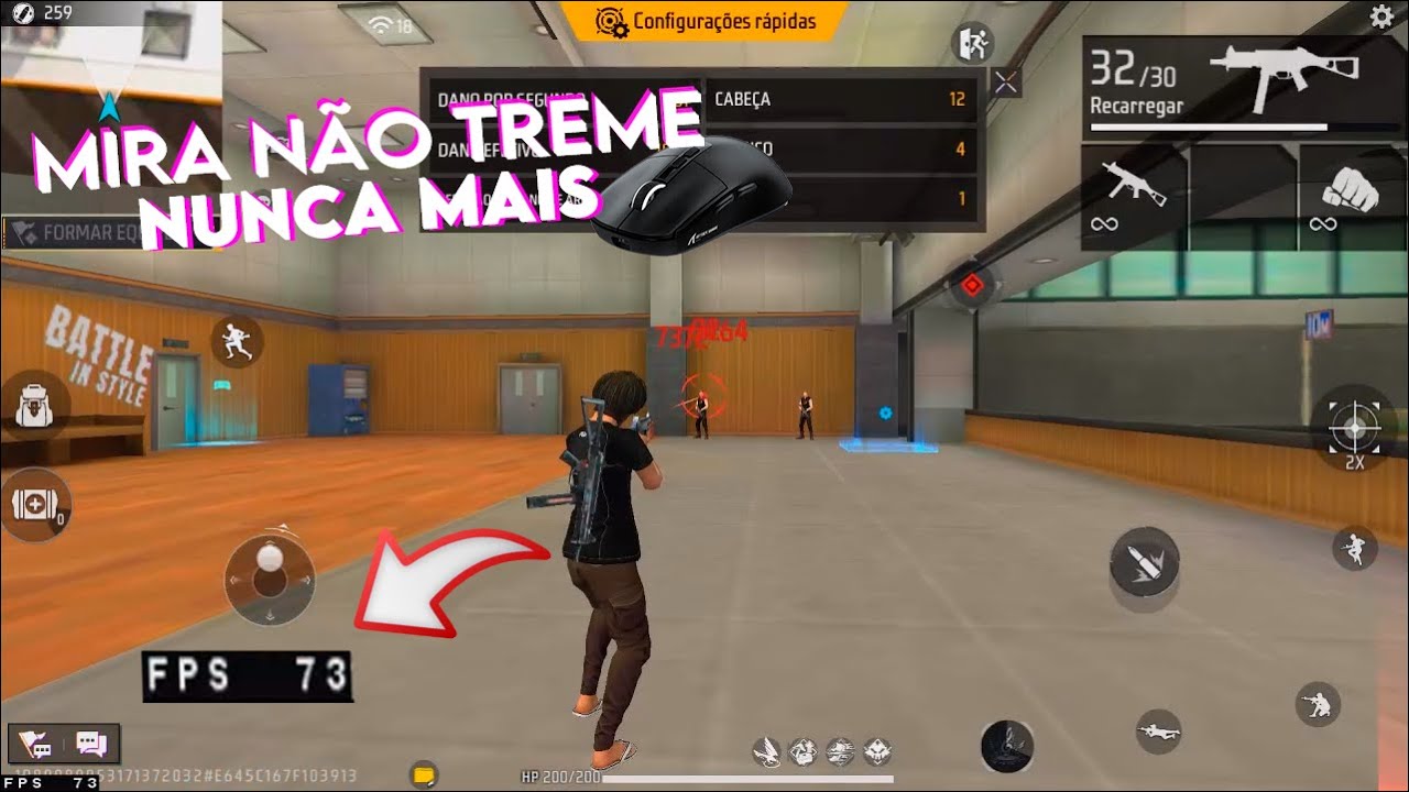 COMO FAZER A MIRA PARAR DE TREMER EM QUALQUER EMULADOR, COM BAIXO FPS !! @RHN MTA
