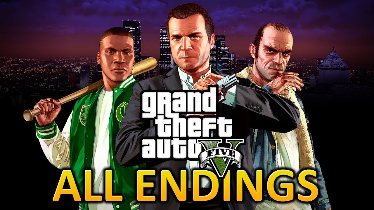 Alle 3 Enden von GTA V | Cutscene Movie