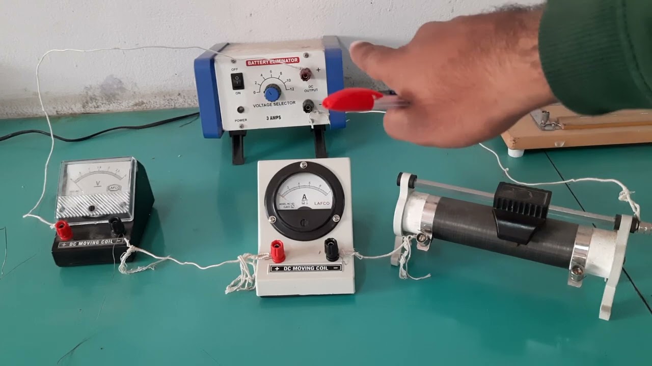 To determine the resistivity of two/three wires | Ohm's law | Class XII experiment