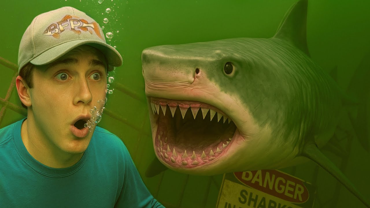 I Found a Pond Infested with Sharks!
