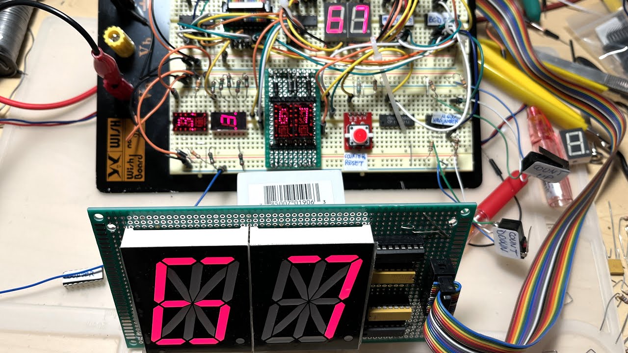 Counter–Decoder–Display intricate relationship. Logic circuits, 32/101