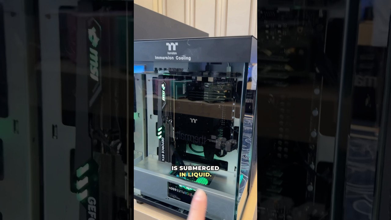 The Immersion Cooling PC from Thermaltake!