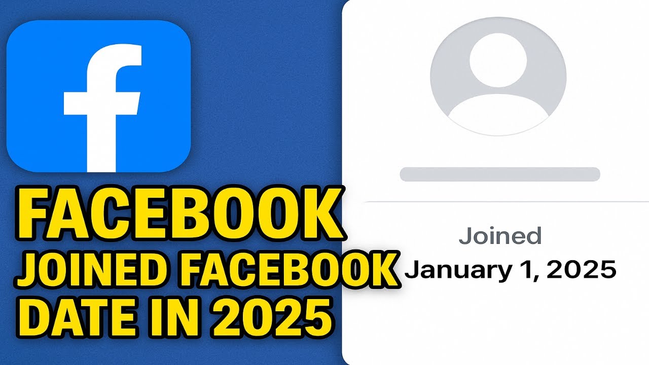 Facebook (Как добавить дату регистрации на Facebook в 2025 году)