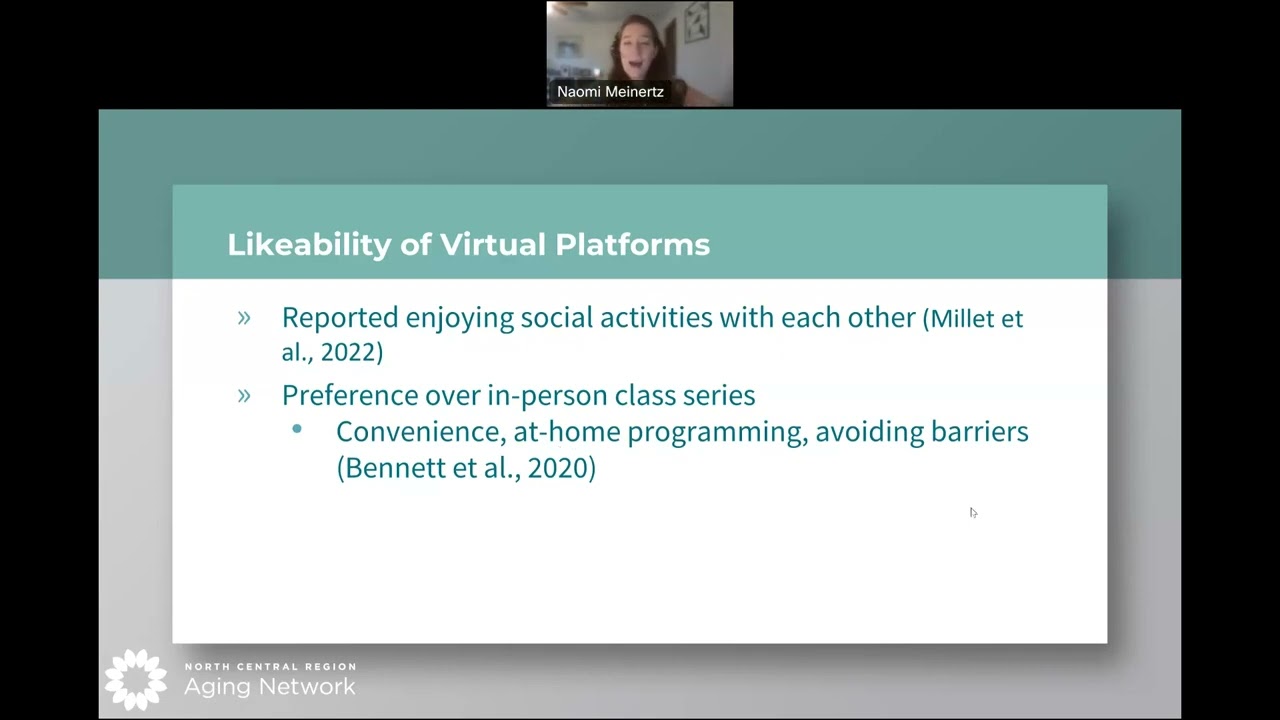 Successes of Virtual Programming with Older Adult Populations