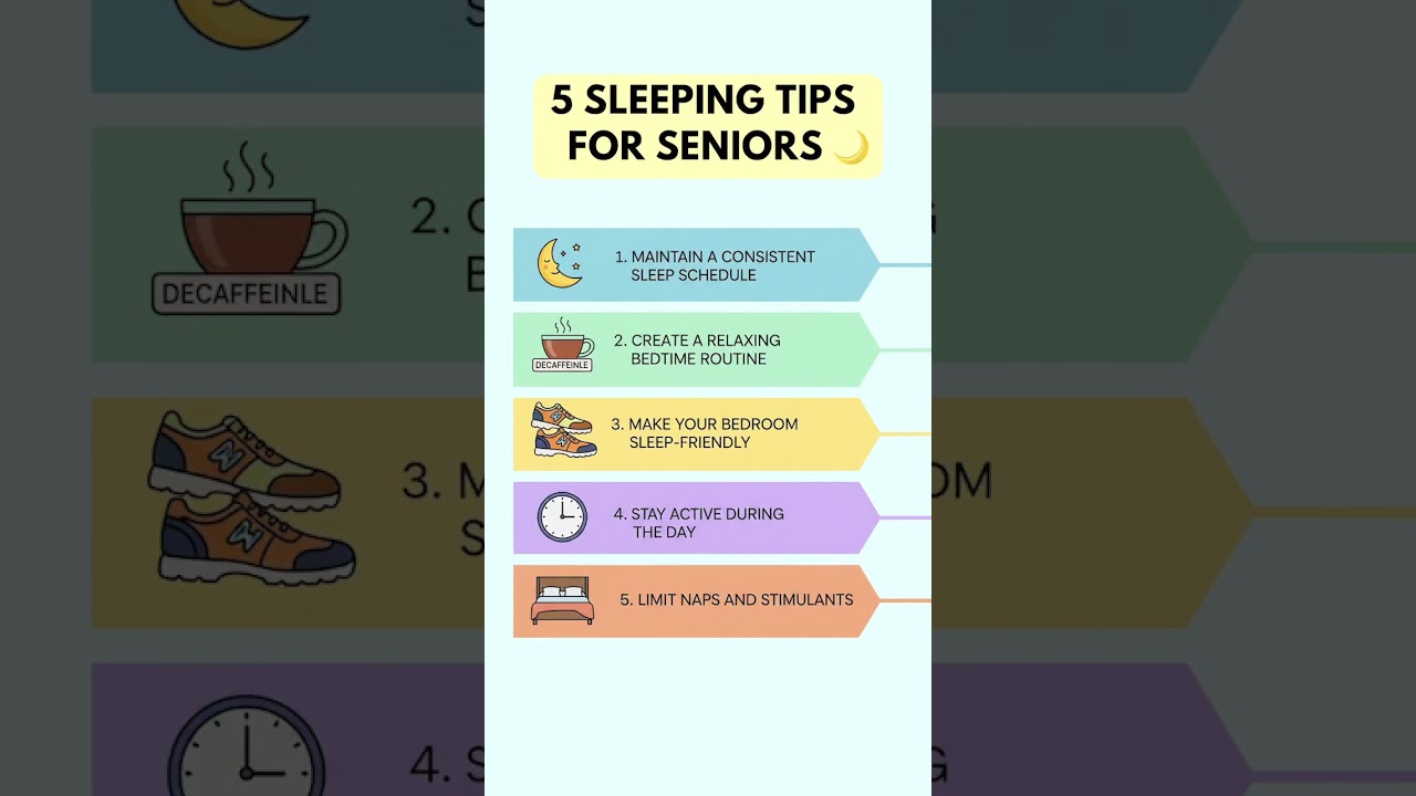5 Sleeping Tips for Seniors 💤 | Improve Deep Sleep