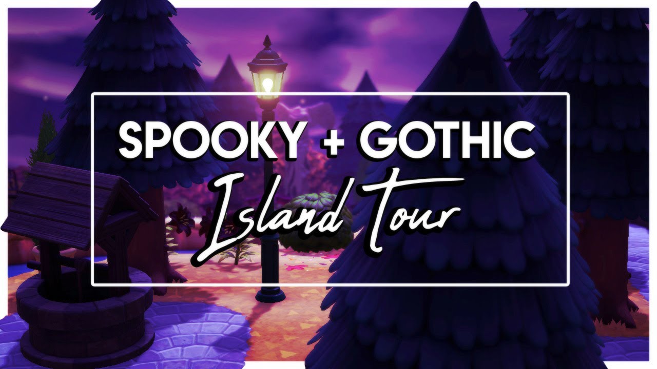 touring the spooky + gothic autumnal island of bleakfall | animal crossing new horizons
