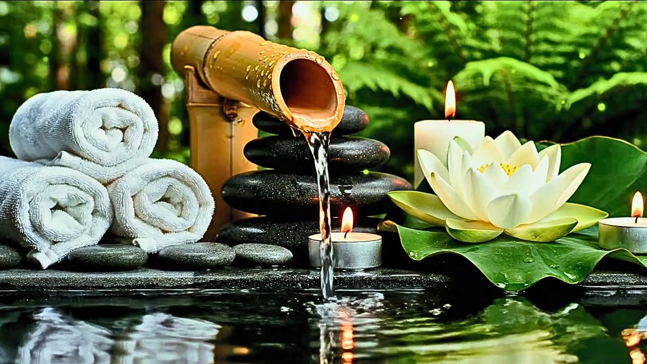Amazing: Relax Fully and Drift to Sleep 🌿 Bamboo Water Fountain for Calm Night