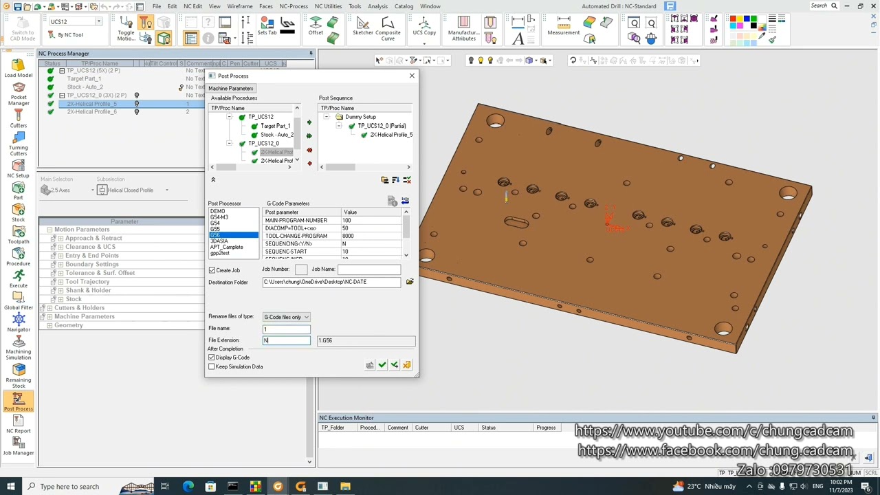 Cimatron & NX CAM – Post Processor Editing Tutorial | Hướng Dẫn Sửa Post