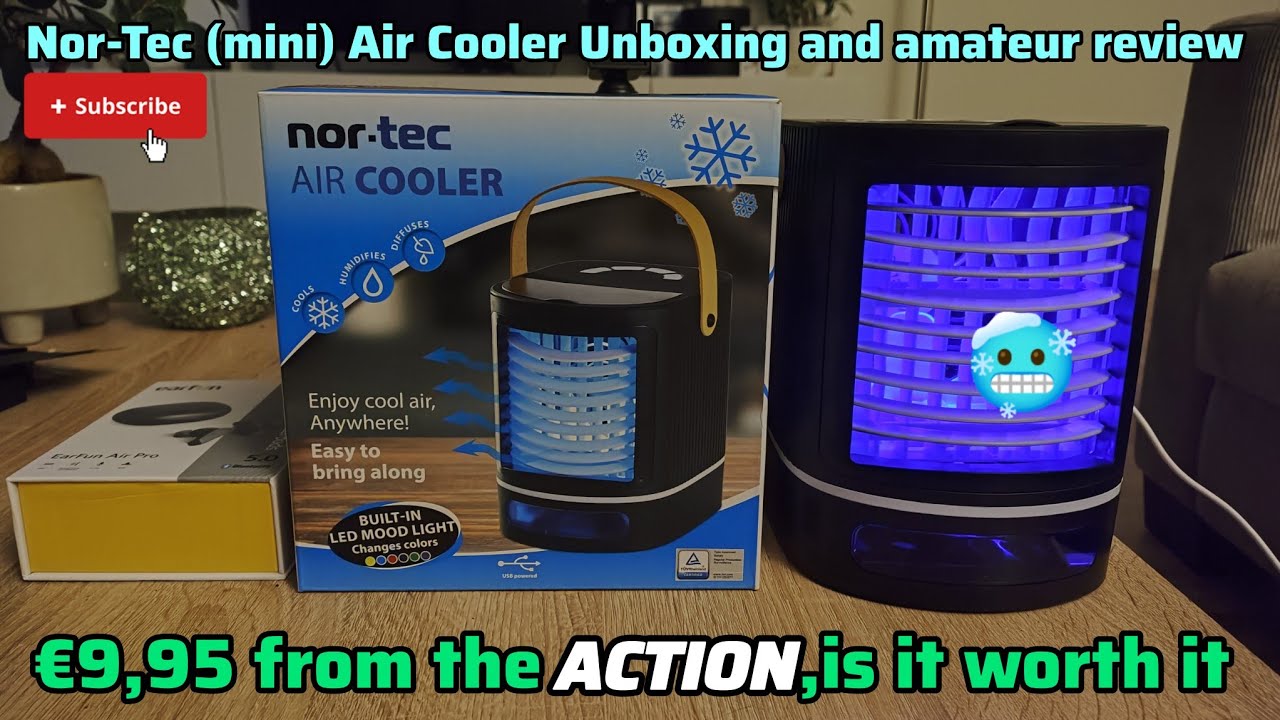 Nor-Tec (mini)  Air Cooler Unboxing and Amateur Review..... My style. €9,95 from the ACTION