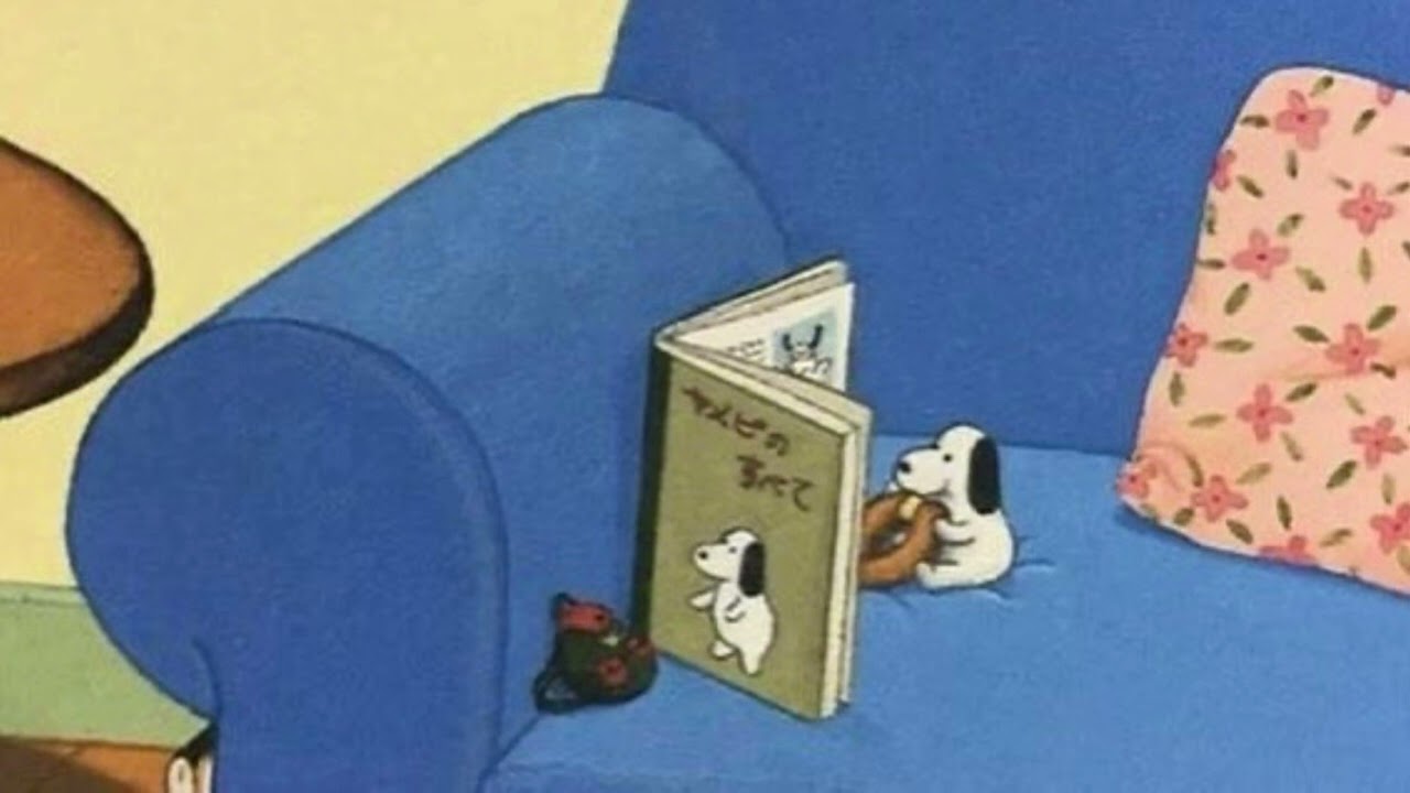 reading on the couch