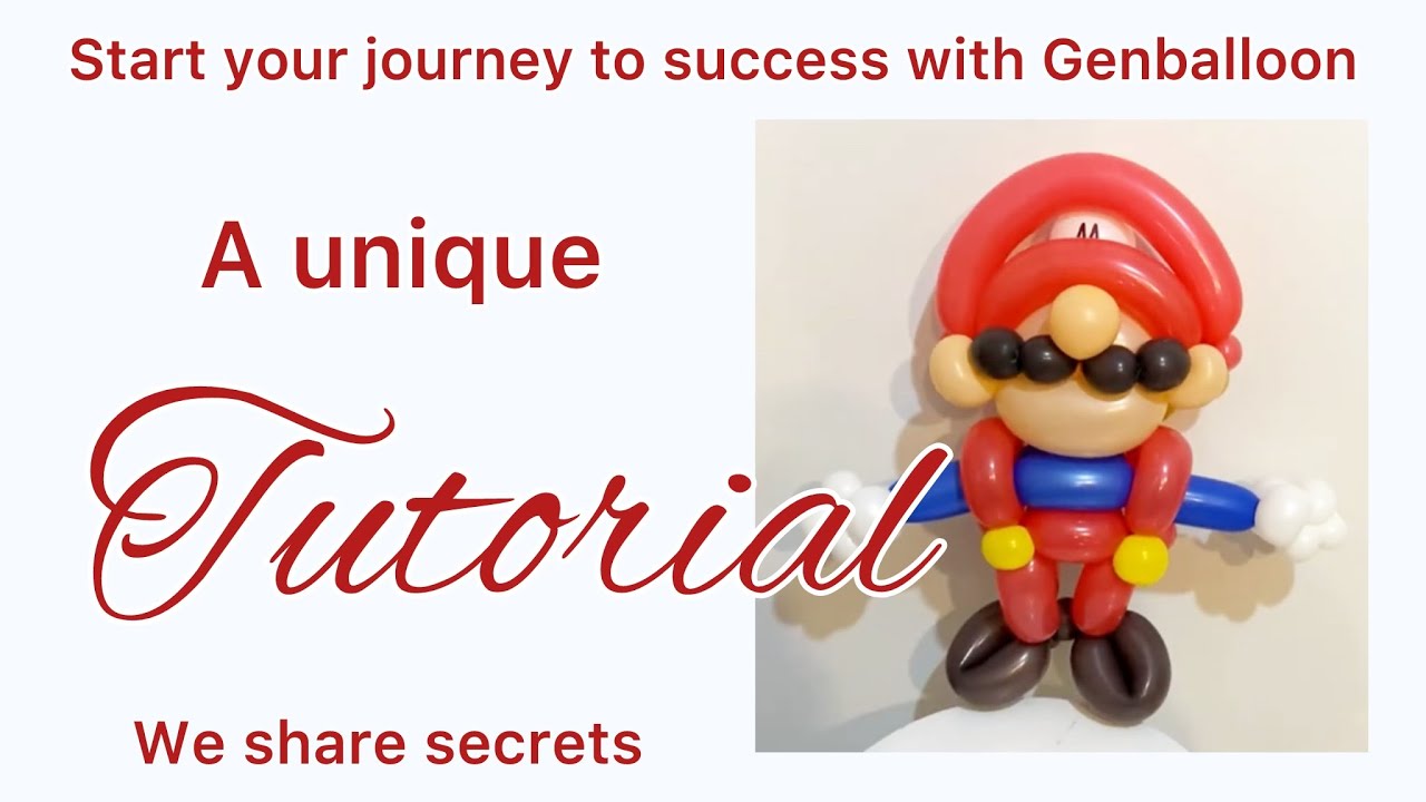 Balloon Super Mario. How to make. Tutorial
