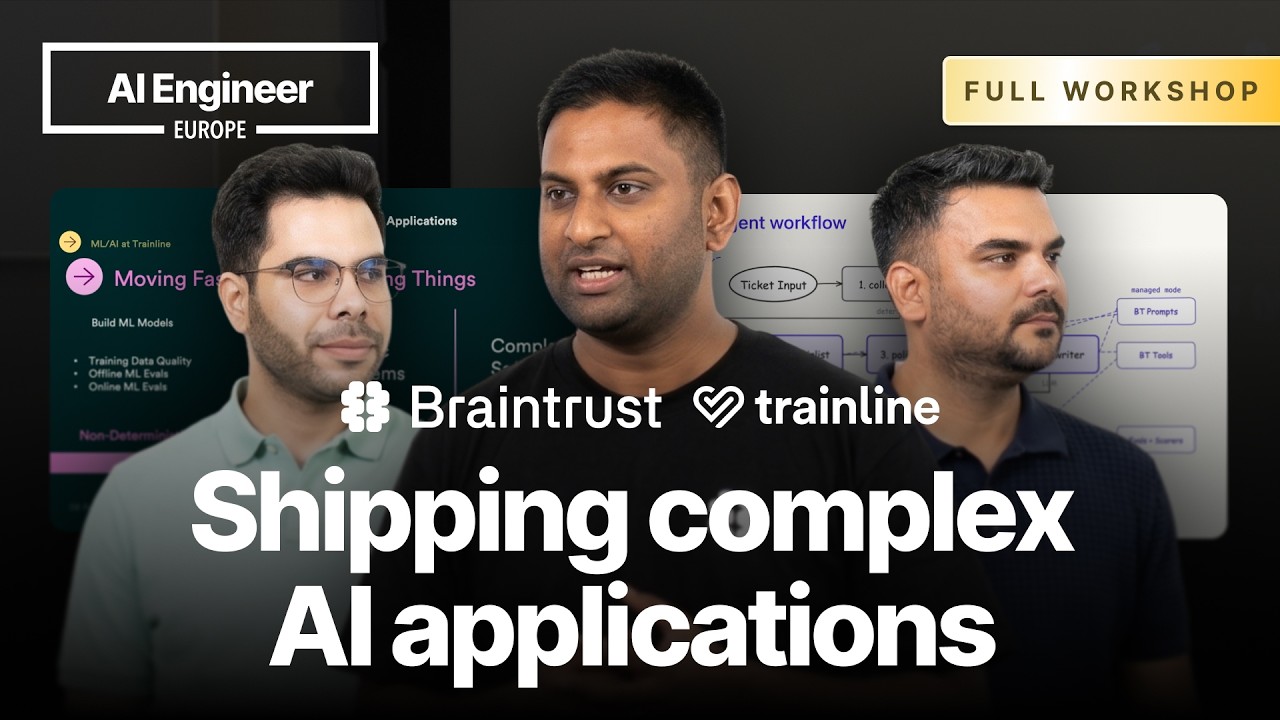 Shipping complex AI applications &mdash; Braintrust & Trainline