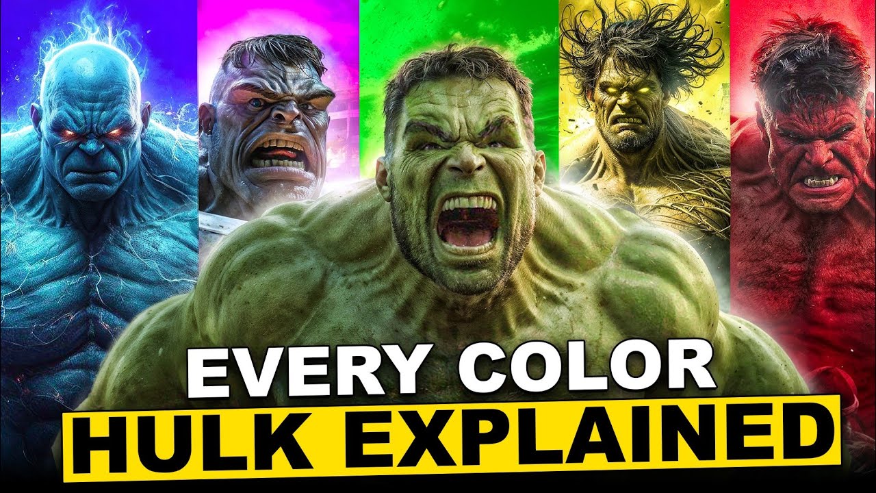Why Hulk Green? | Every Color of Hulk Explained in Hindi | Science behind Hulk Skin | Captain B2