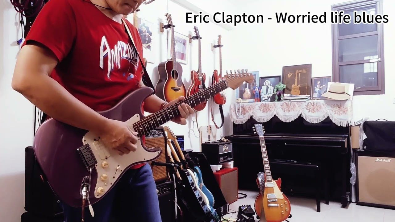 Eric Clapton - Worried life blues jamming by GodinTang