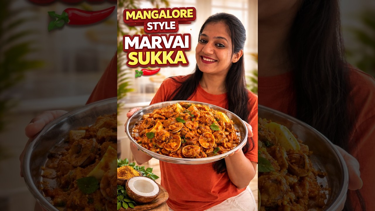 Mangalore style Marvai Sukka/Clam Dry fry #seafood #CoastalKarnataka #HomeCooking