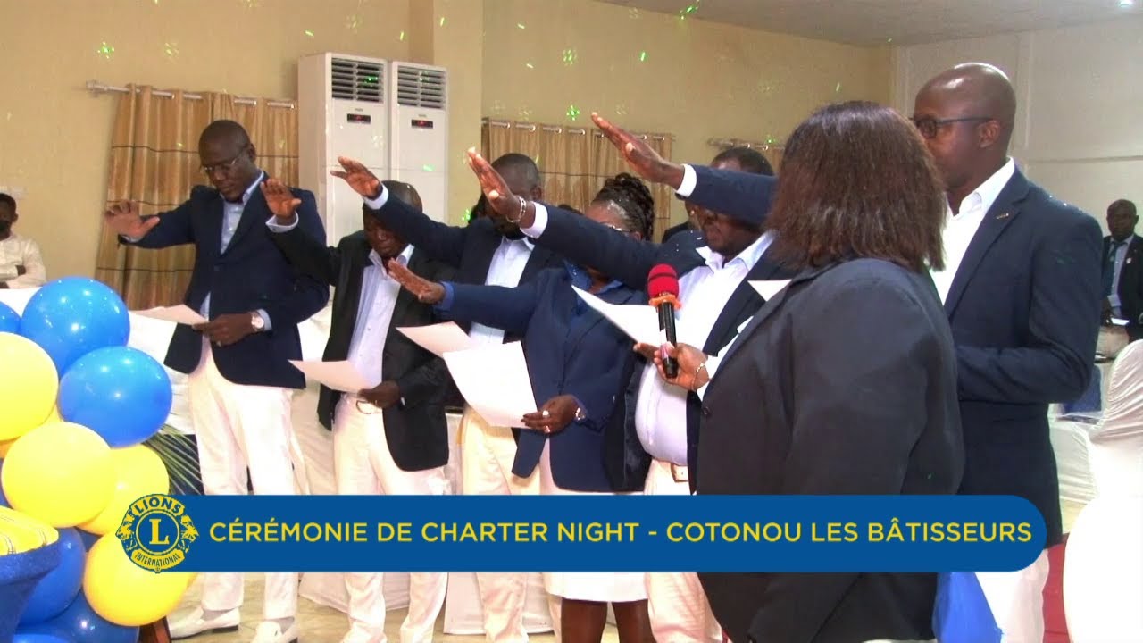 BÉNIN | LIONS CLUB COTONOU LES BÂTISSEURS : INTRONISATION DE SIX NOUVEAUX MEMBRES