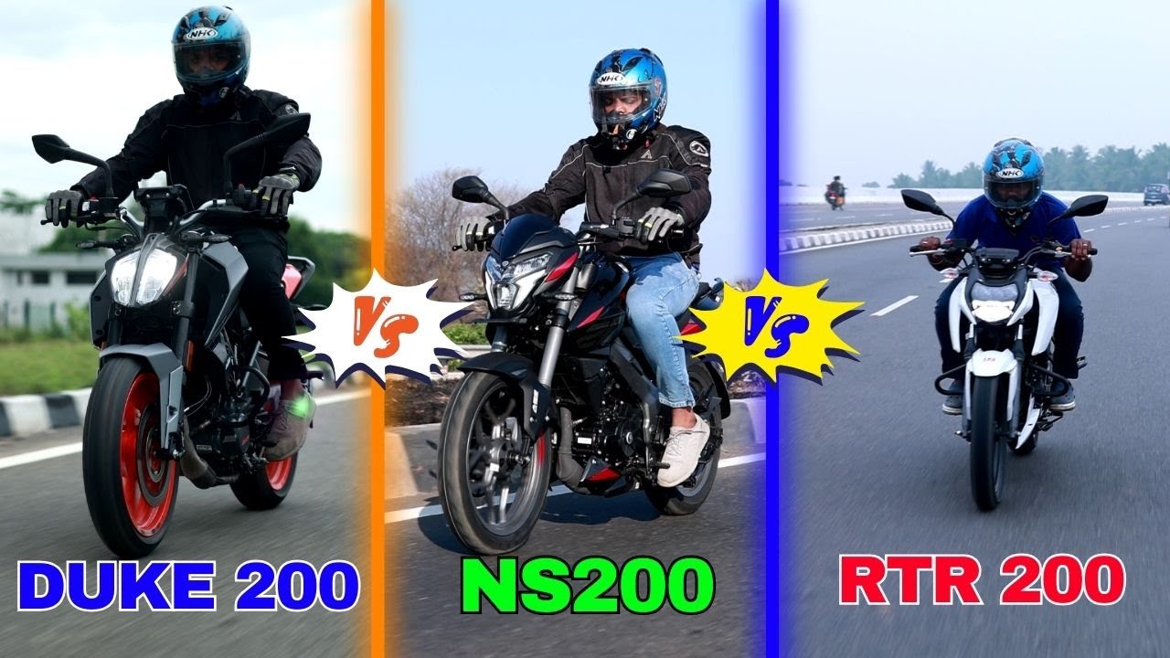 Duke 200 vs NS200 vs RTR 200 | எது வாங்கலாம்? | Tamil Comparison | Motographic