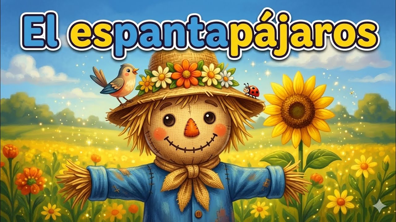 👨&zwj;🌾El Espantap&aacute;jaros que So&ntilde;aba con tener Amigos 🌻 | Cuento para Dormir Relajante