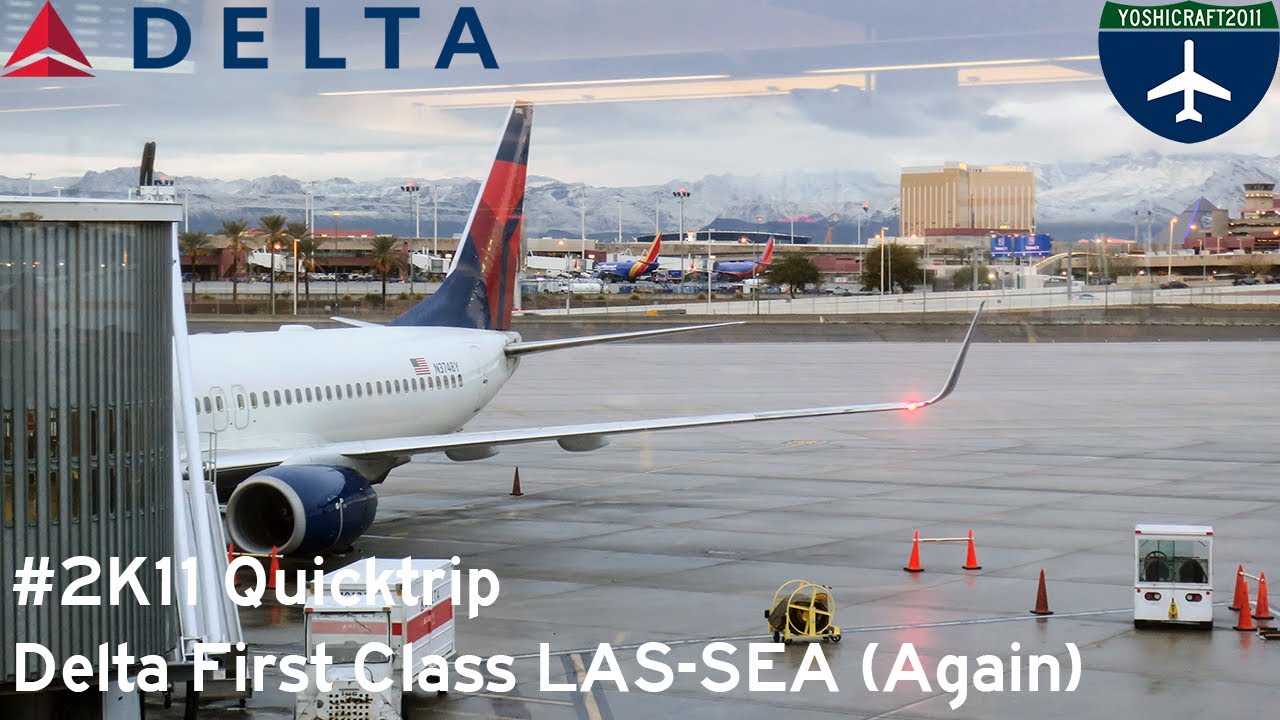 #2K11 Quicktrip - Delta First Class from Vegas to Seattle (Again) (DL2837, LAS-SEA)