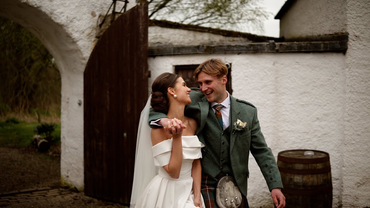 Logie Country House Wedding: Adrienne and Joe