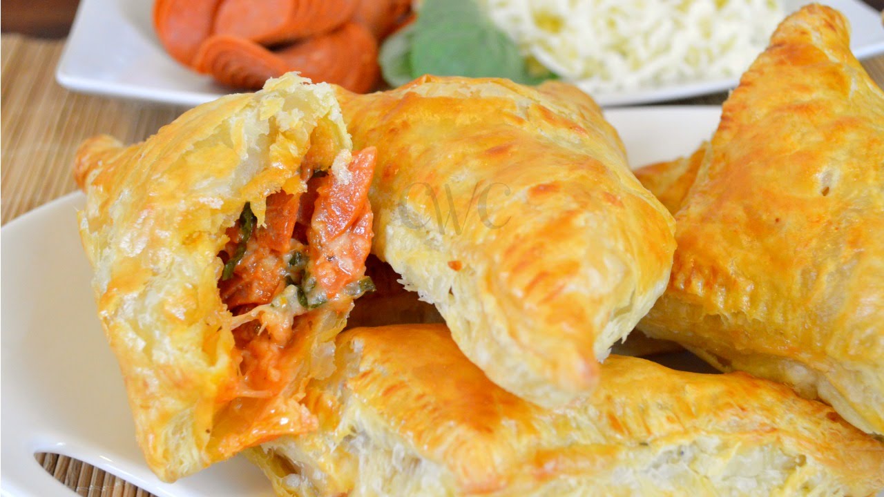 PEPPERONI AND CHEESE PUFF PASTRY RECIPE | HOW TO COOK WITH PUFF PASTRY | Cooking With Carolyn